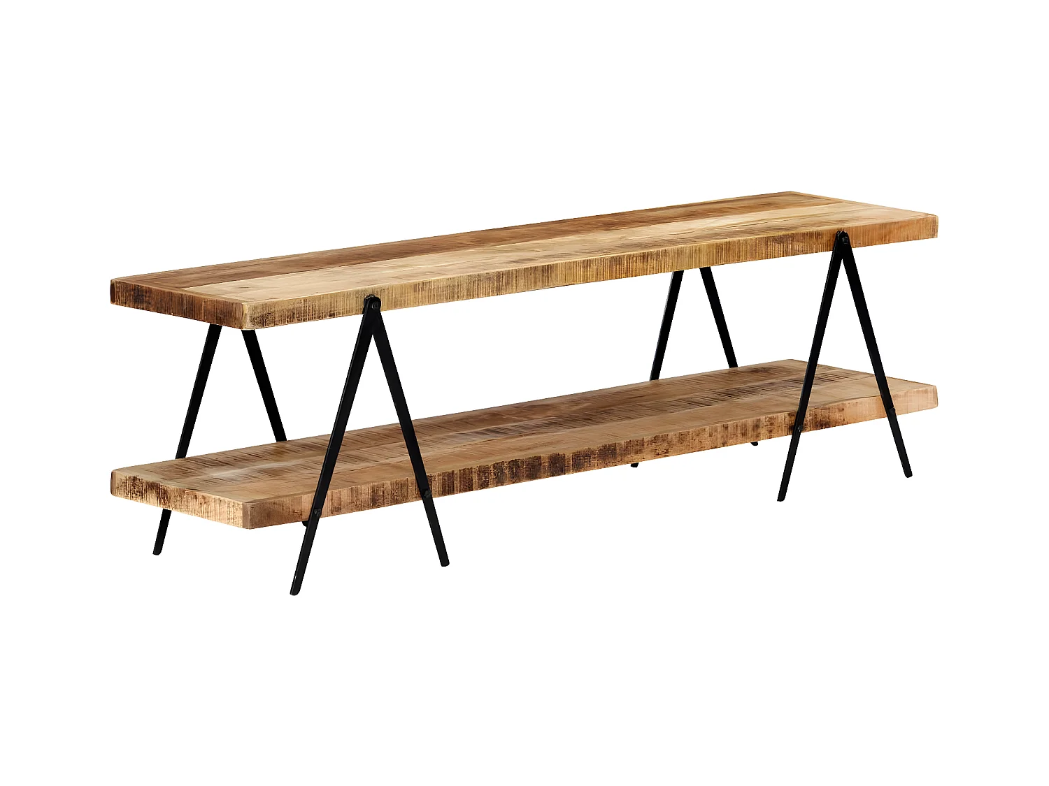 TV-Schrank 160x40x50 cm Massives Mangoholz