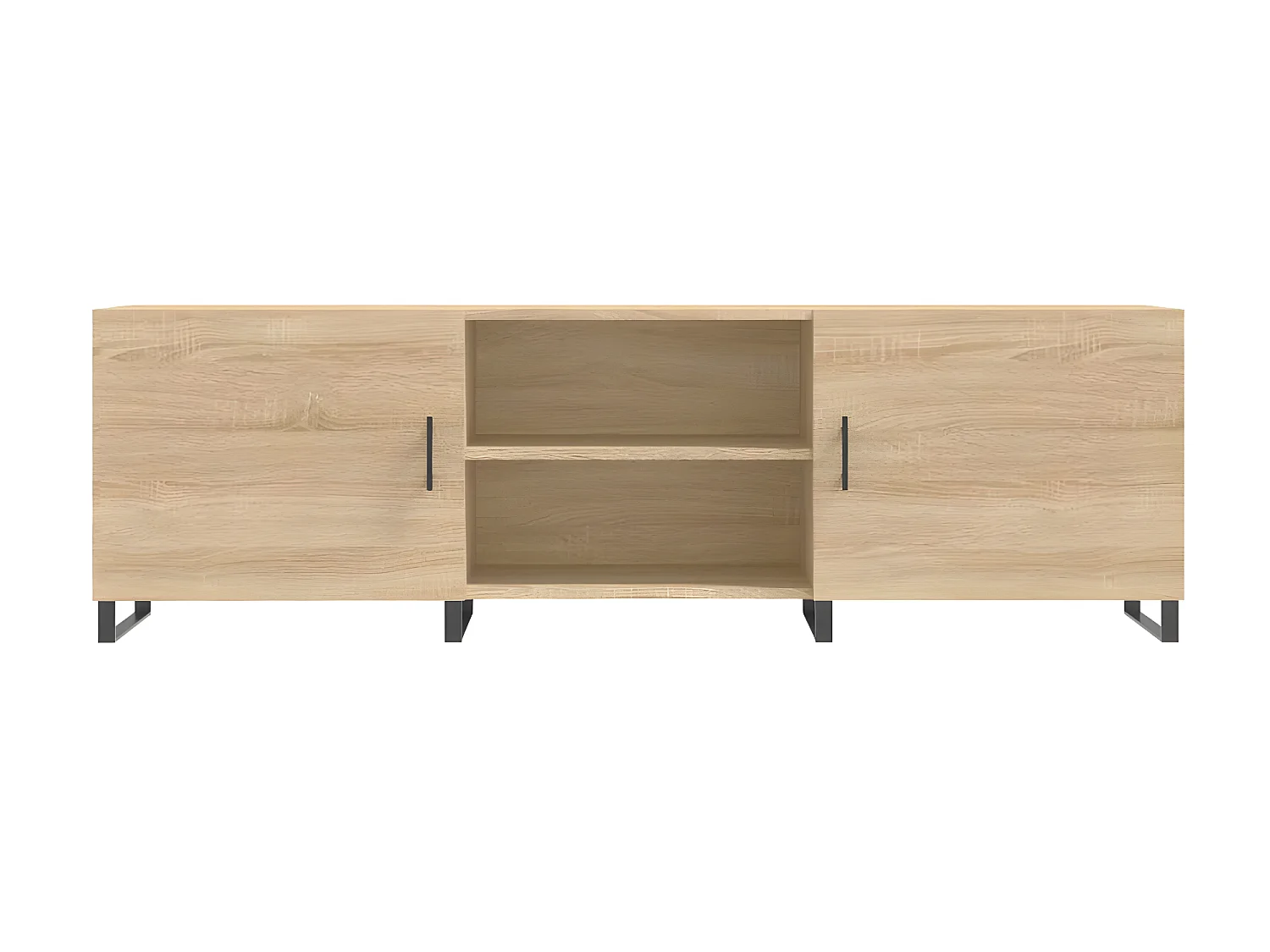 Meuble TV chêne sonoma 150x30x50 cm bois d'ingénierie