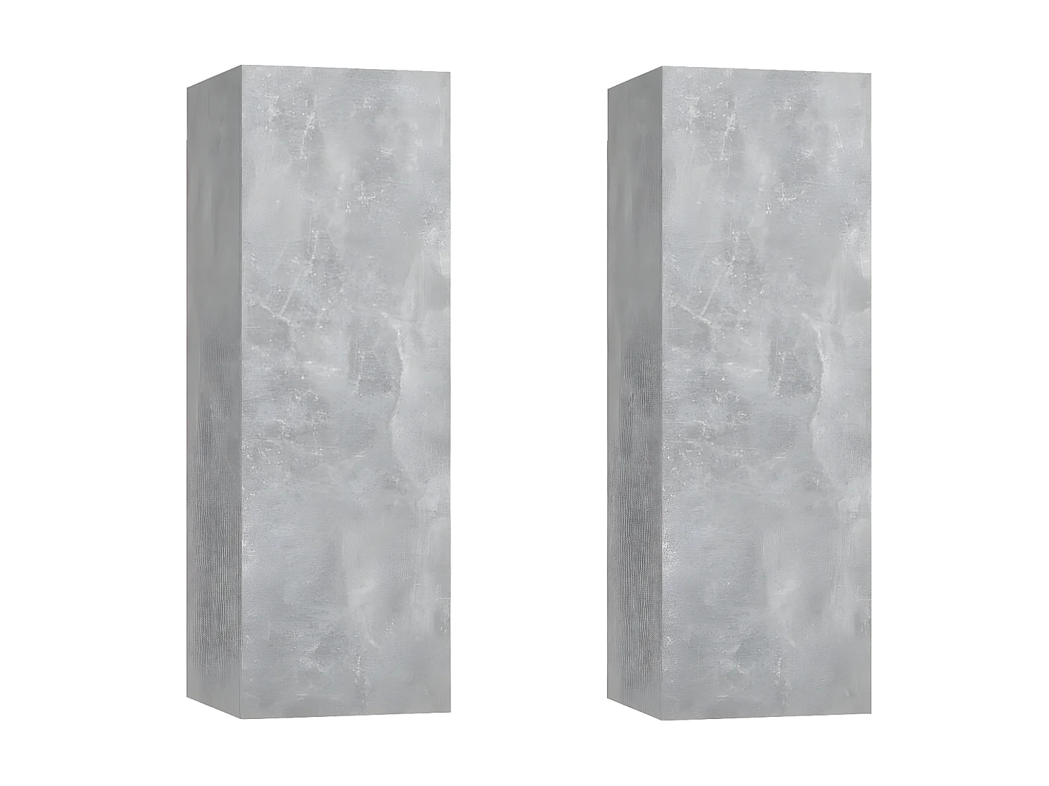 Ensemble de meubles TV 6 pcs Gris béton Bois d'ingénierie