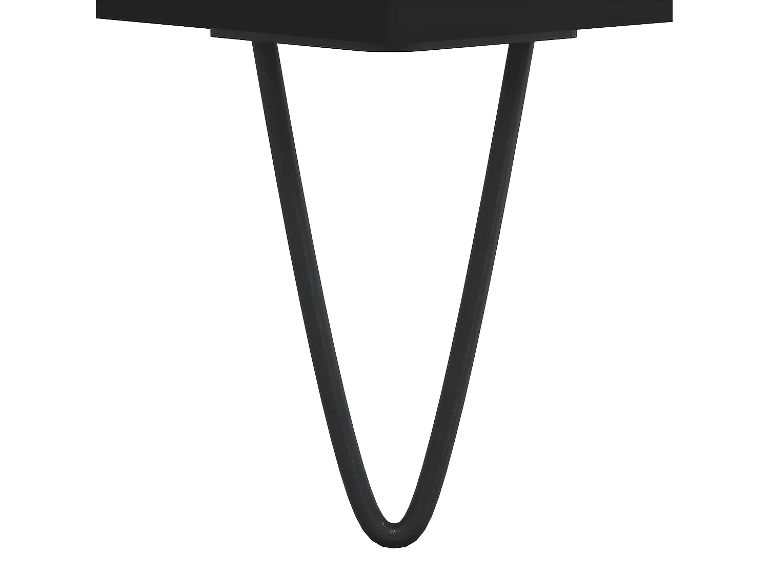 Meuble TV noir 150x36x30 cm bois d'ingénierie