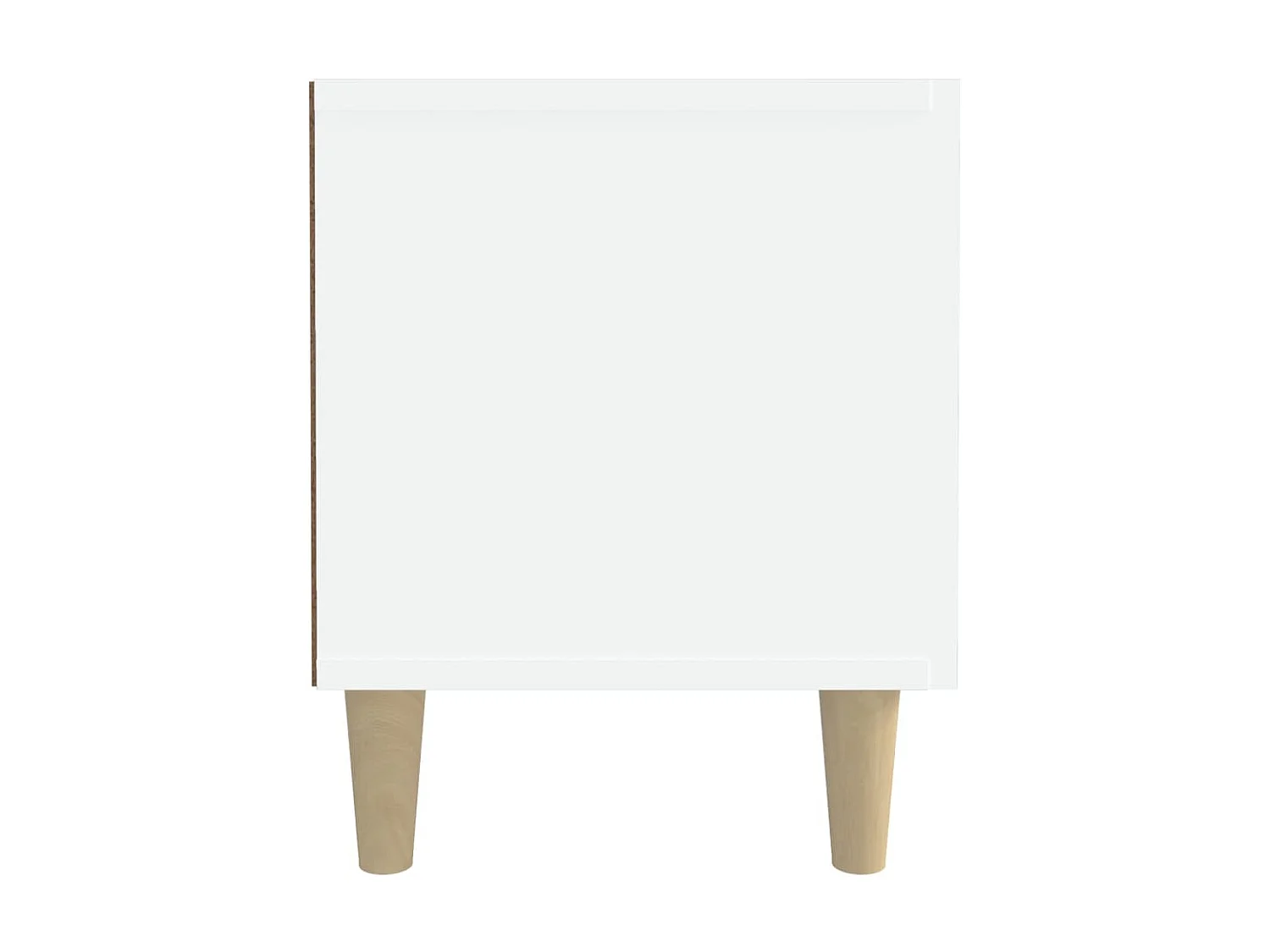 Meuble TV blanc 180x31,5x40 cm bois d'ingénierie
