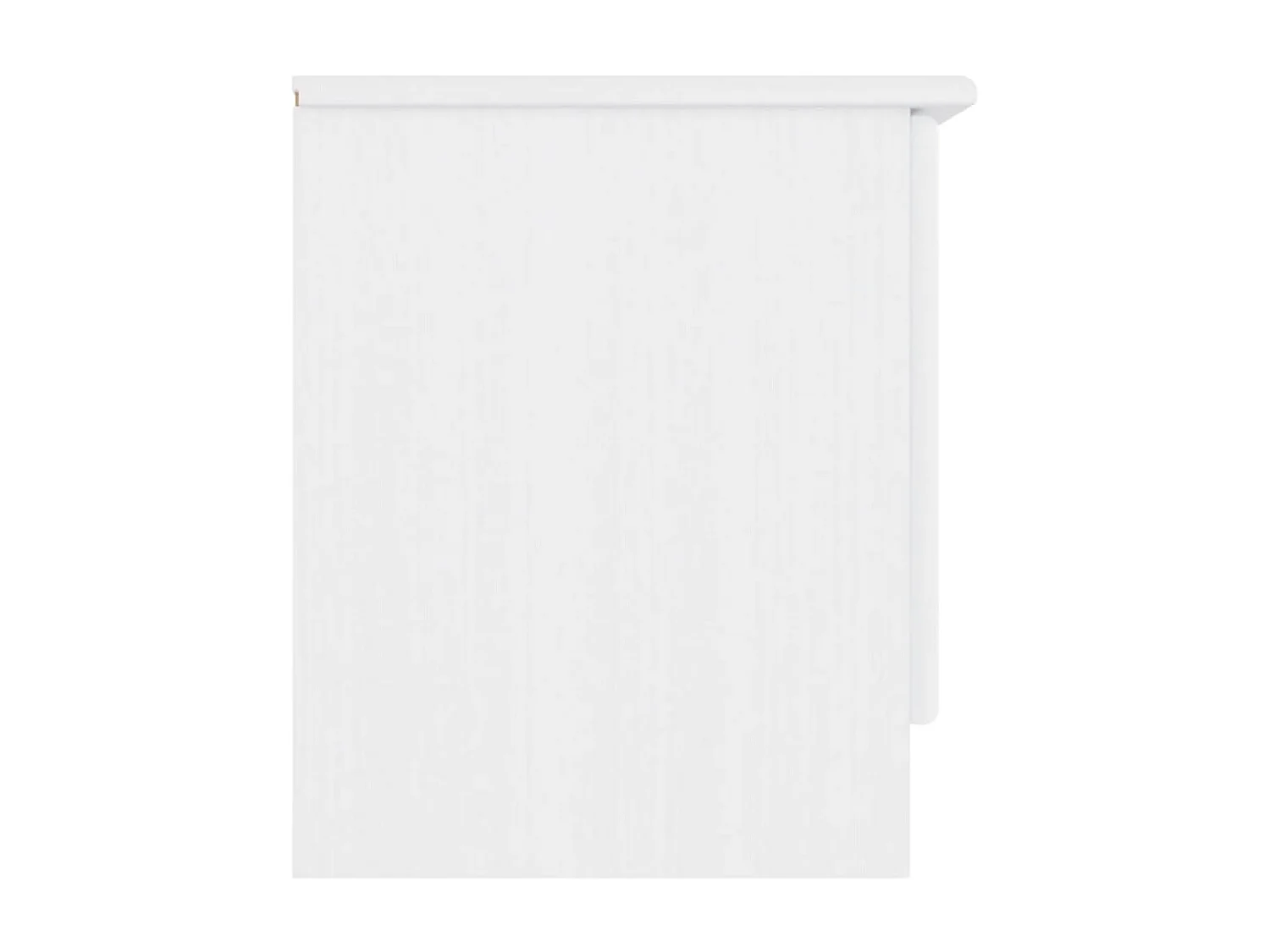 Meuble TV ALTA blanc 112x35x41 cm bois massif de pin