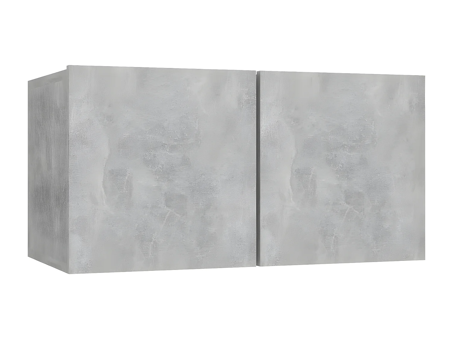 Ensemble de meuble TV 6 pcs Gris béton Aggloméré