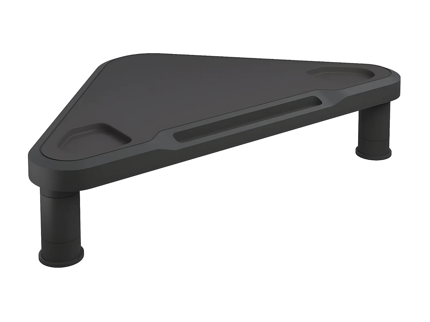 Supporto per monitor angolare Nero 49x28x10,5 cm