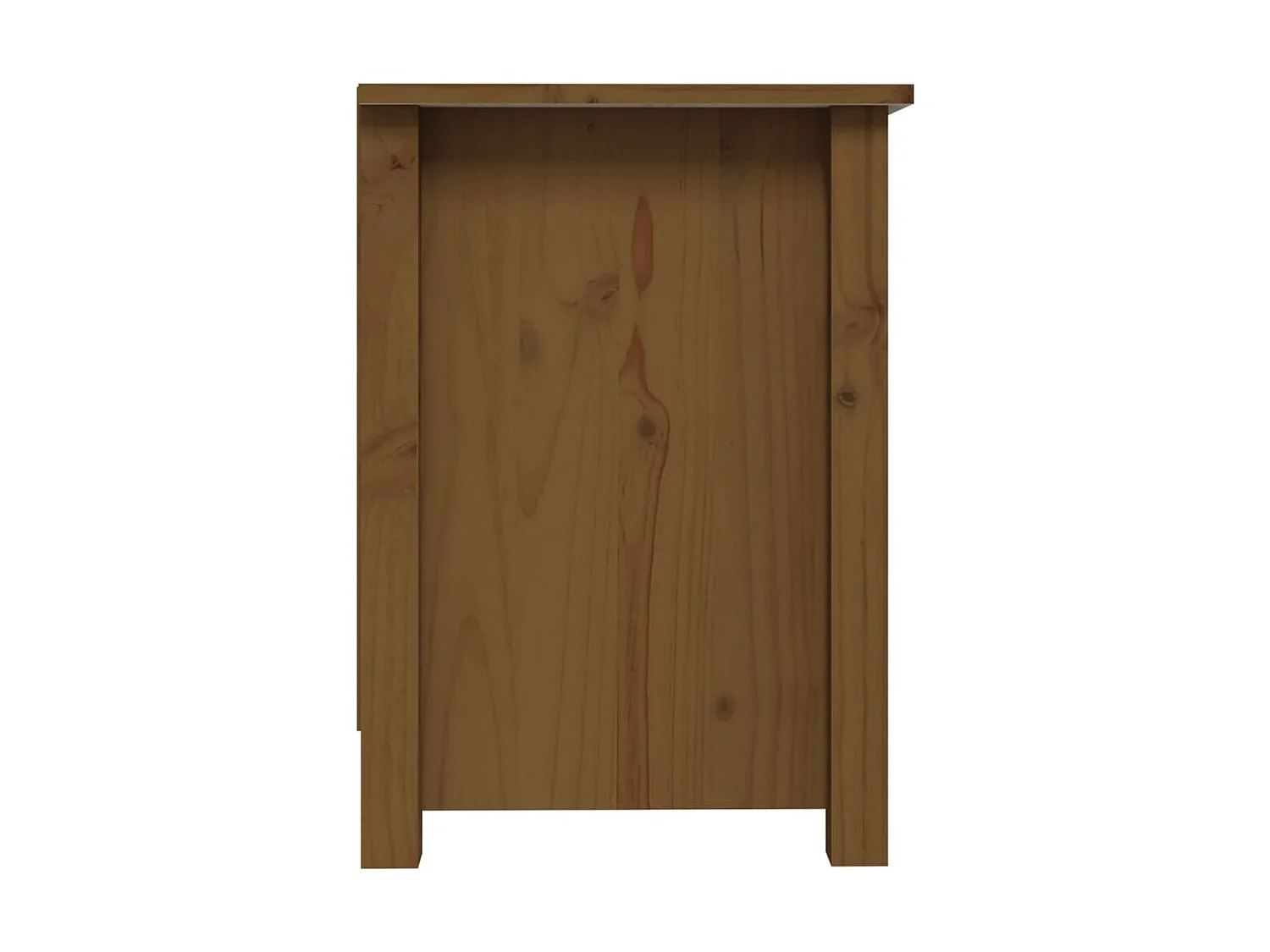 Meuble TV Marron miel 70x36,5x52 cm Bois de pin massif