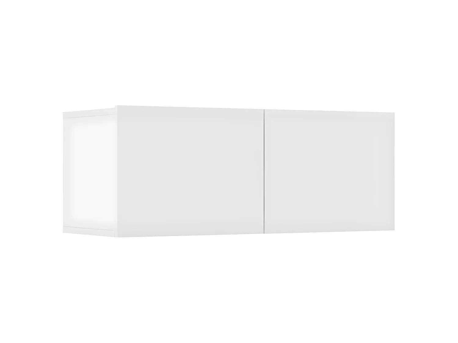 Ensemble de meubles TV 7 pcs Blanc Bois d'ingénierie