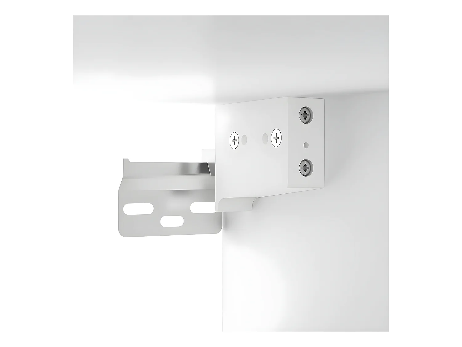 7-delige tv-meubelset wit parket