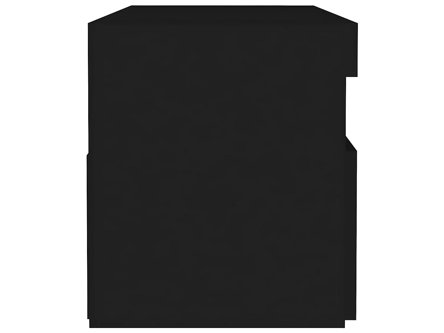 TV-Schrank mit LED-Leuchten schwarz 60x35x40 cm