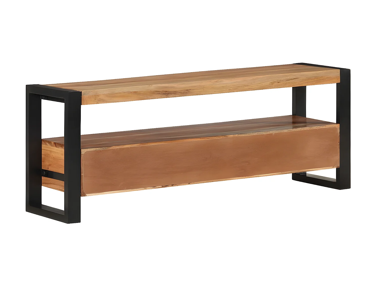 Meuble TV 120x30x45 cm bois d'acacia massif