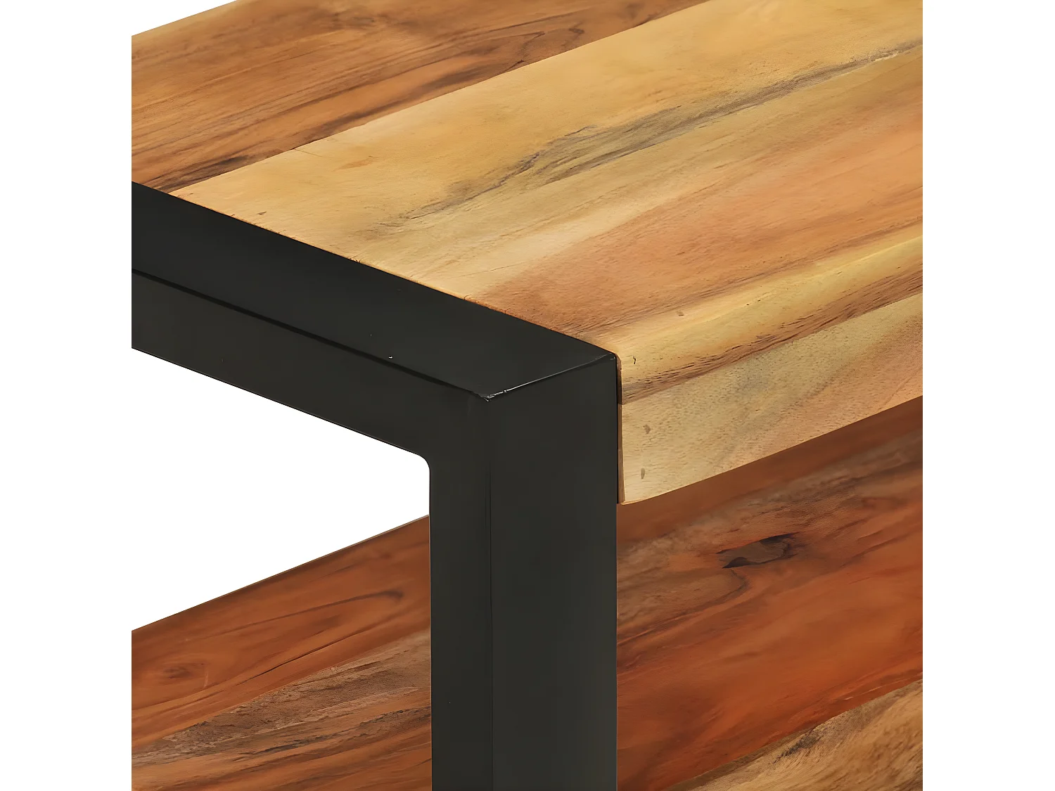 Meuble TV 120x30x45 cm bois d'acacia massif