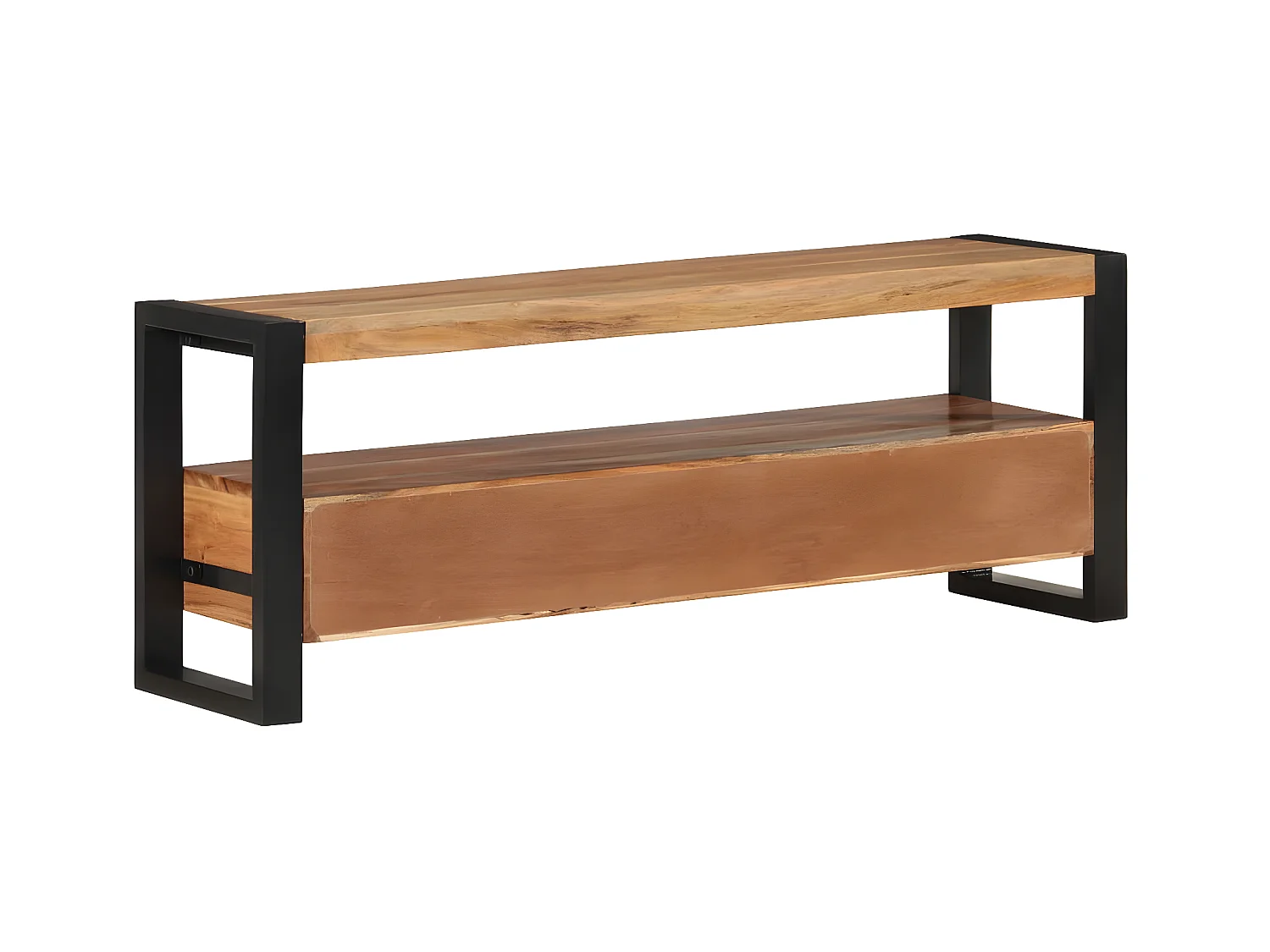 Meuble TV 120x30x45 cm bois d'acacia massif