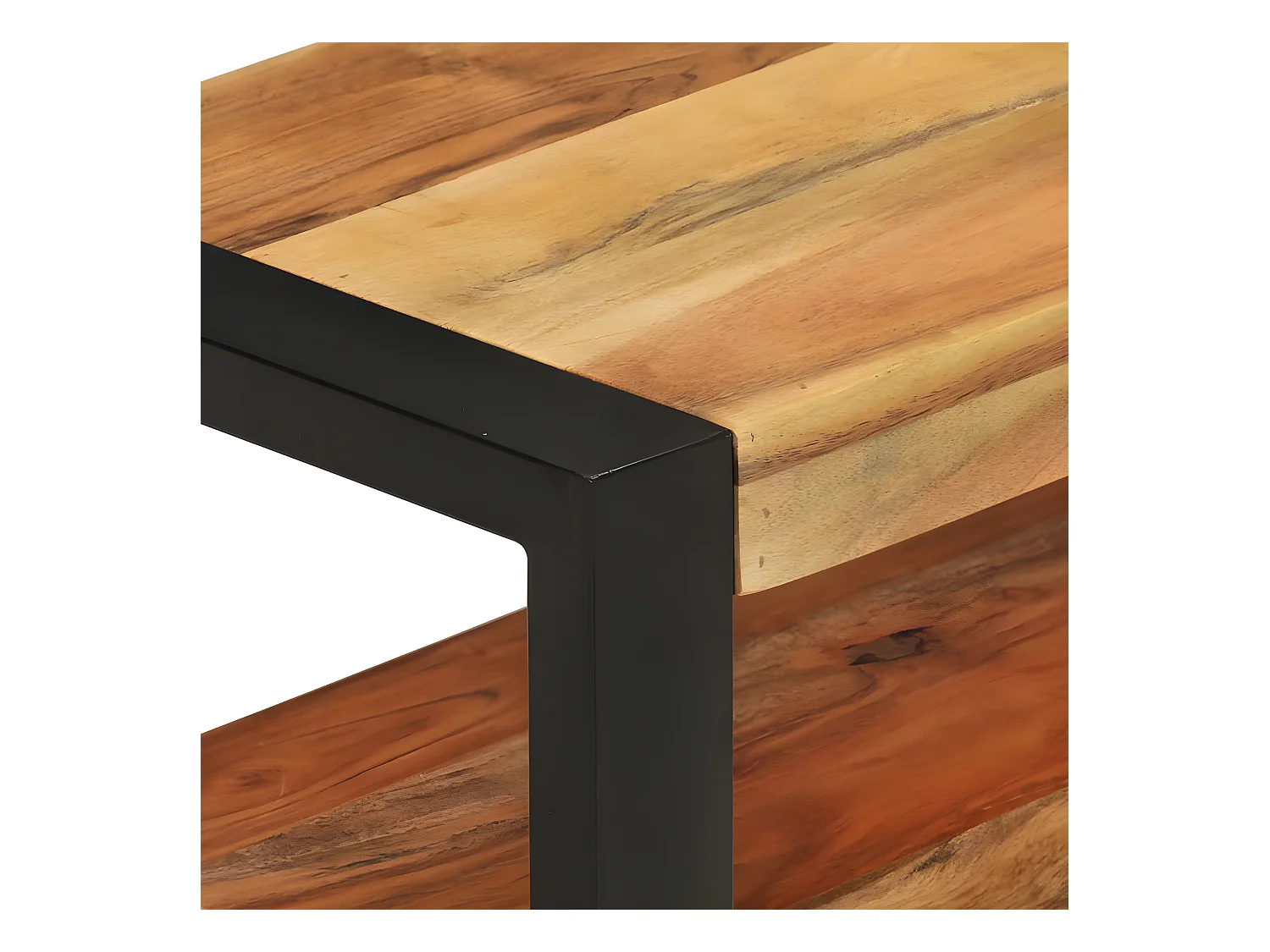 Meuble TV 120x30x45 cm bois d'acacia massif