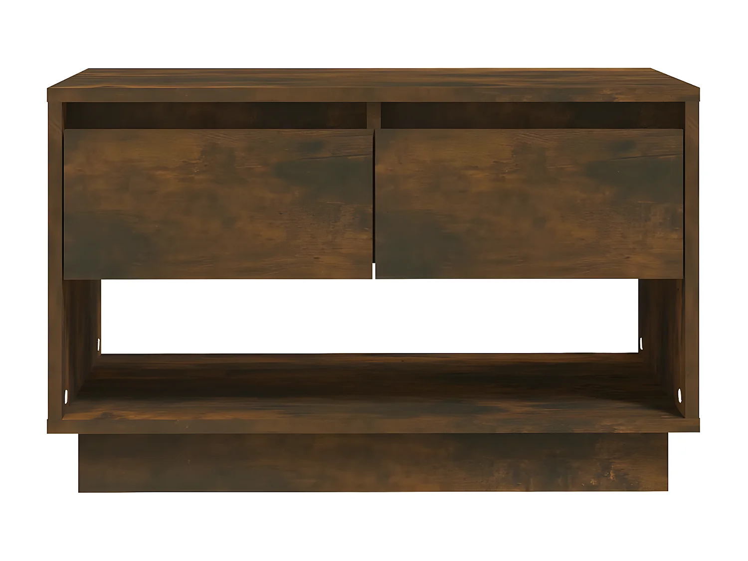 Meuble TV Chêne fumé 70x41x44 cm Aggloméré