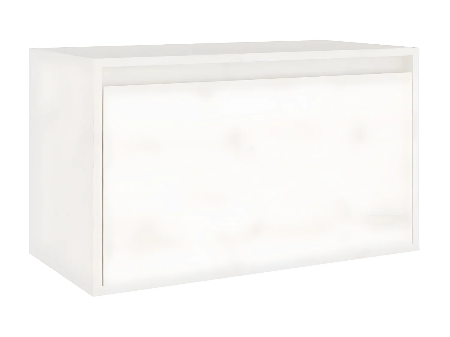 Meubles TV 5 pcs Blanc Bois massif de pin