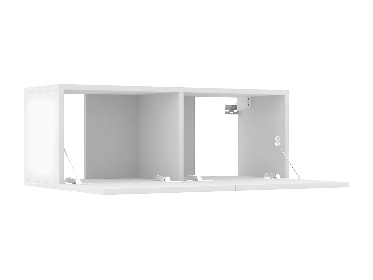 Meubles TV 2 pcs Blanc 80x30x30 cm Bois d'ingénierie
