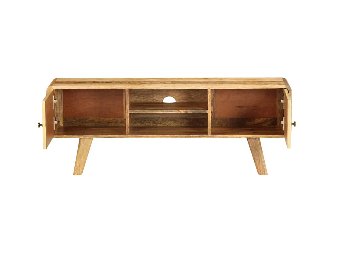 Meuble TV Bois de manguier massif 120 x 30 x 45 cm