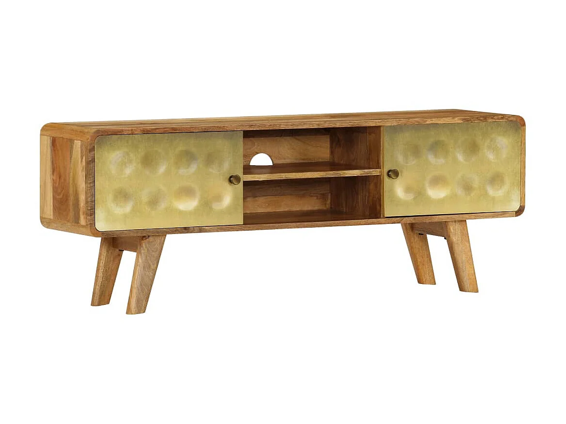 Mueble TV Madera maciza de mango 120 x 30 x 45 cm