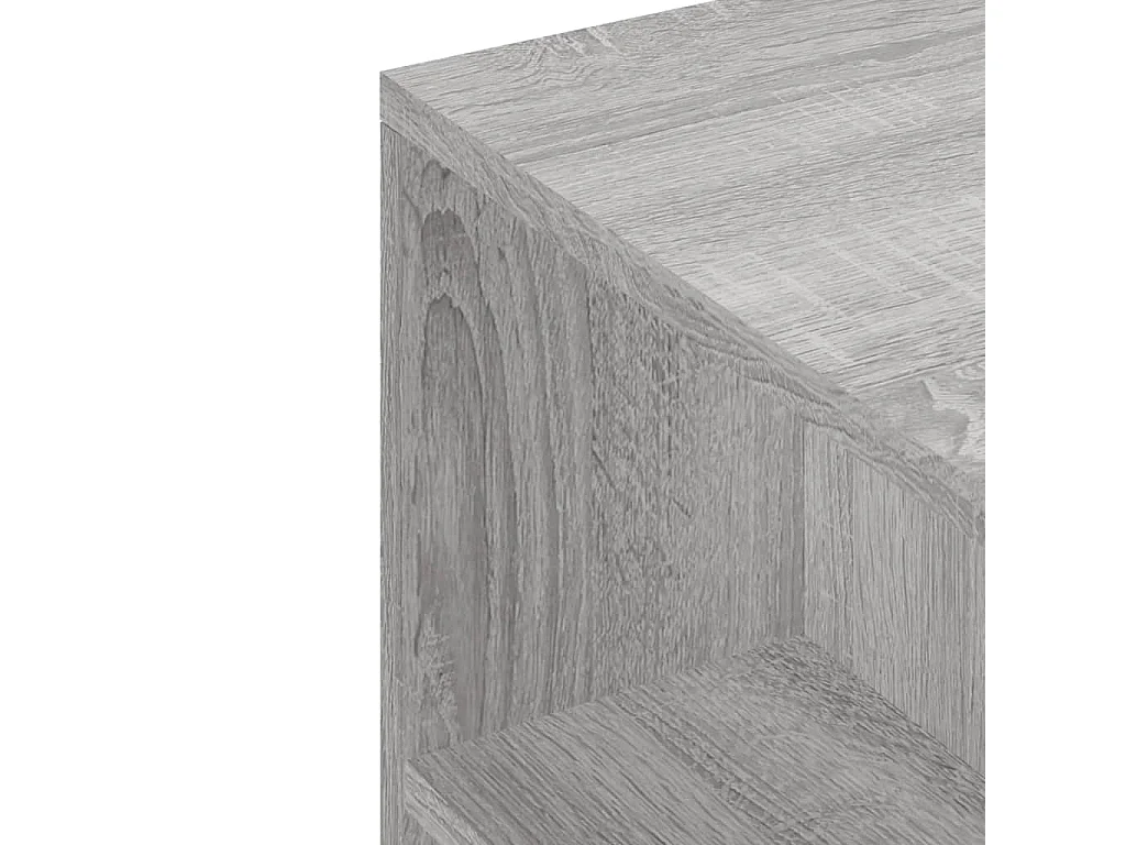 Sonoma grijs tv-meubel 102x34,5x43 cm samengesteld hout