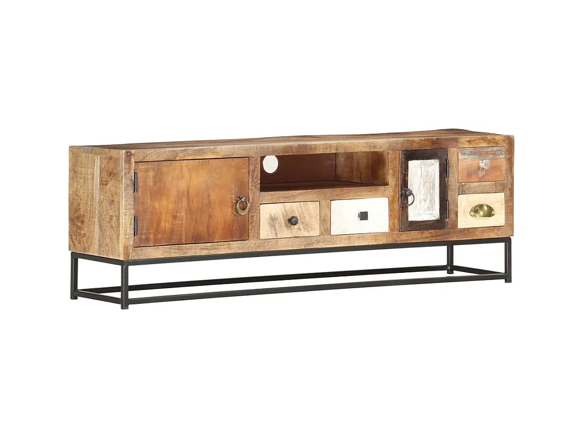 Mobile TV 120 x 30 x 40 cm Legno massello di recupero