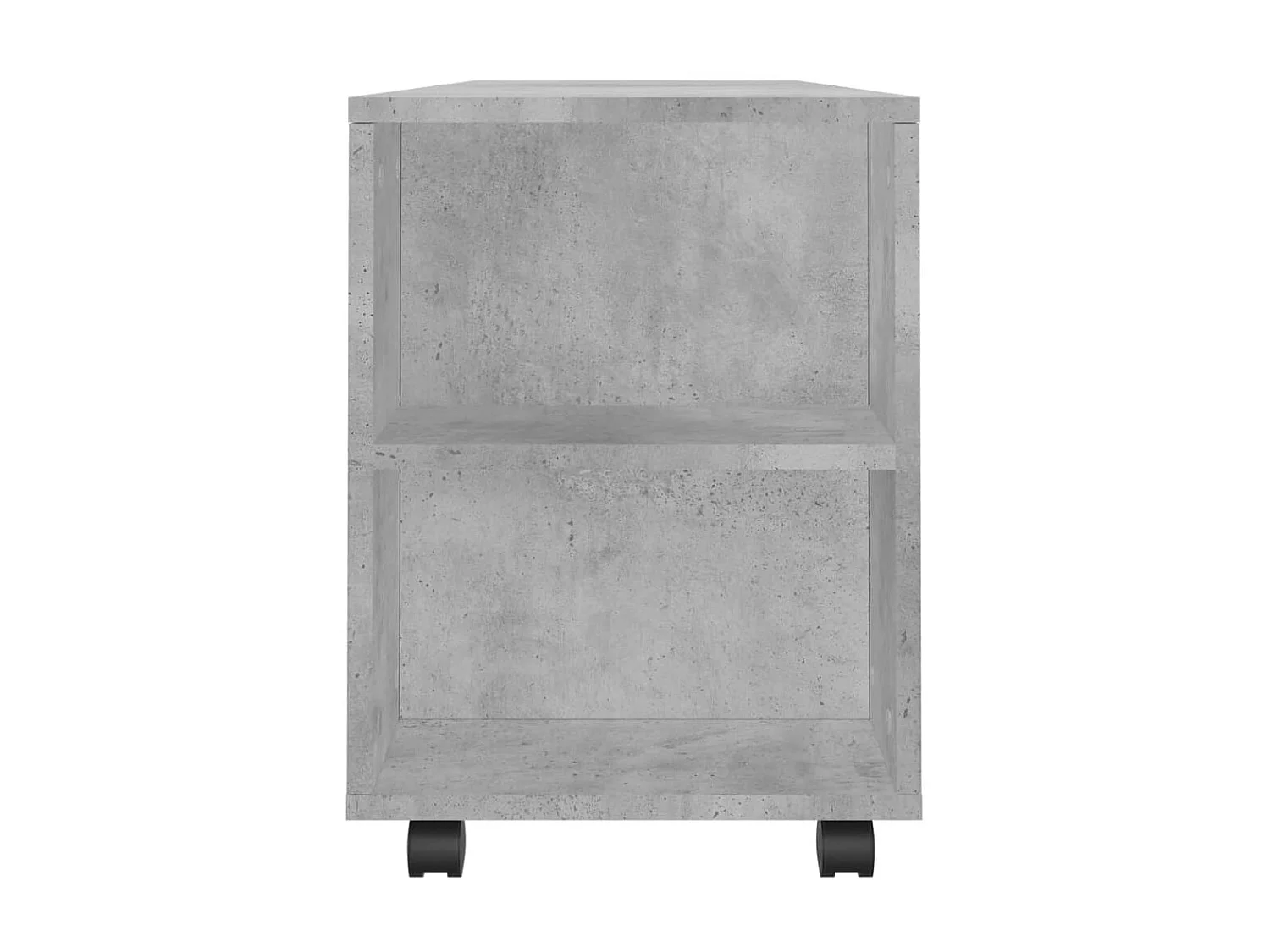 Meuble TV gris béton 102x34,5x43 cm bois d'ingénierie