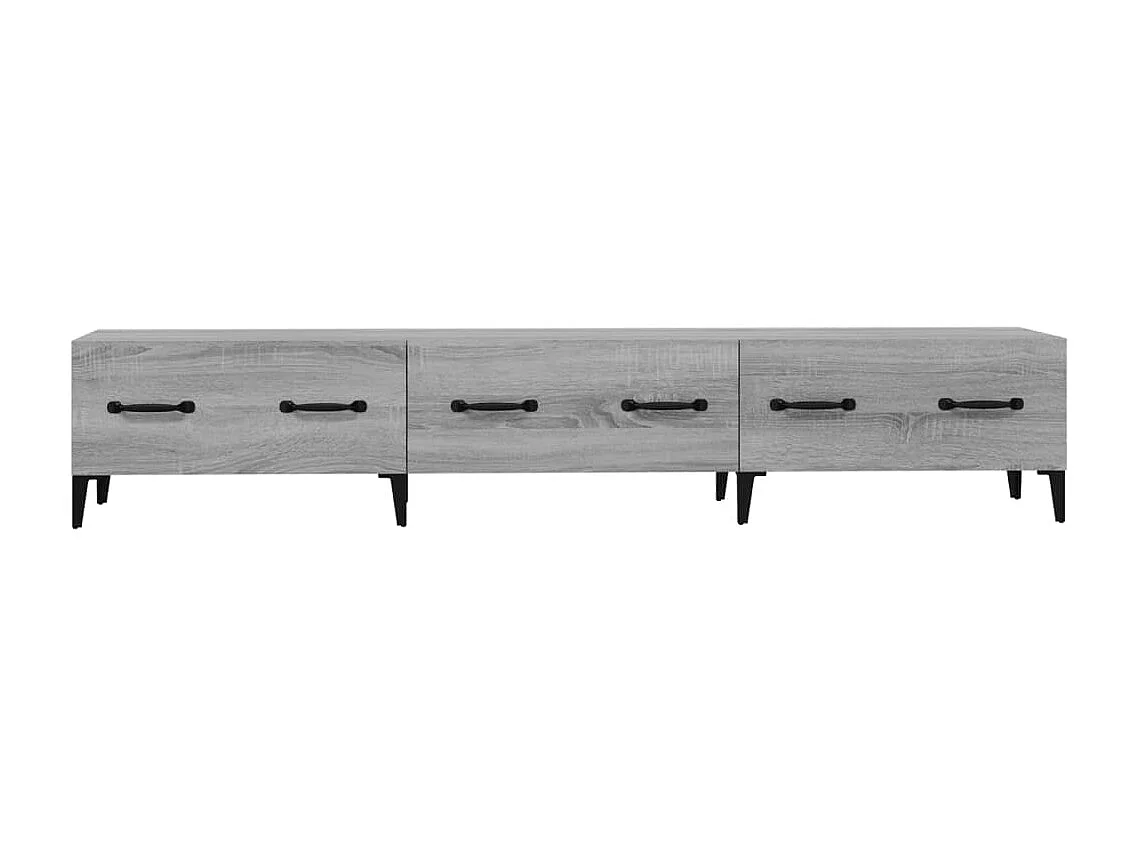 Meuble TV Sonoma gris 150x34,5x30 cm Bois d'ingénierie