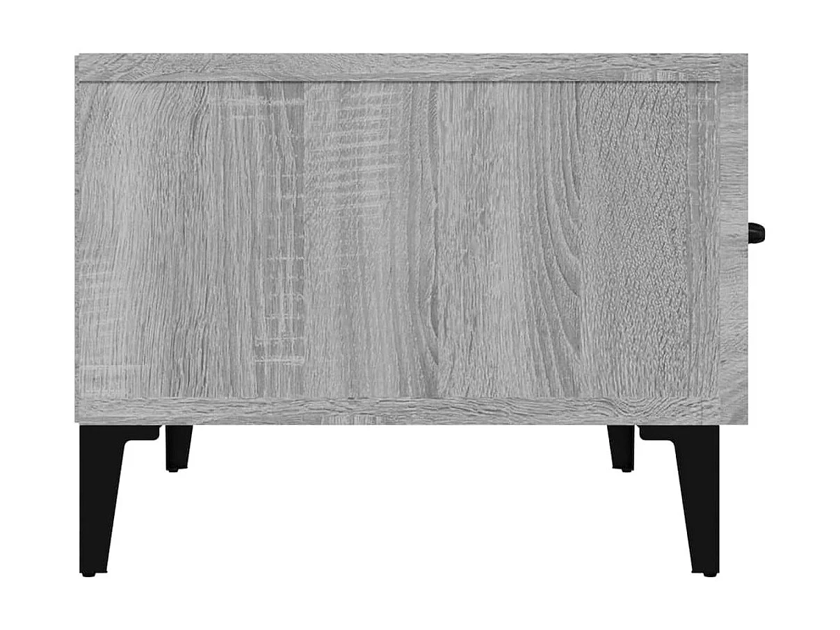 Meuble TV Sonoma gris 150x34,5x30 cm Bois d'ingénierie