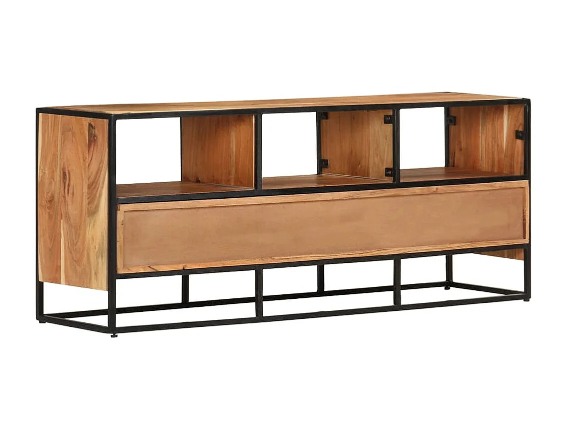 Móvel de TV 110x30x45 cm Madeira maciça de acácia