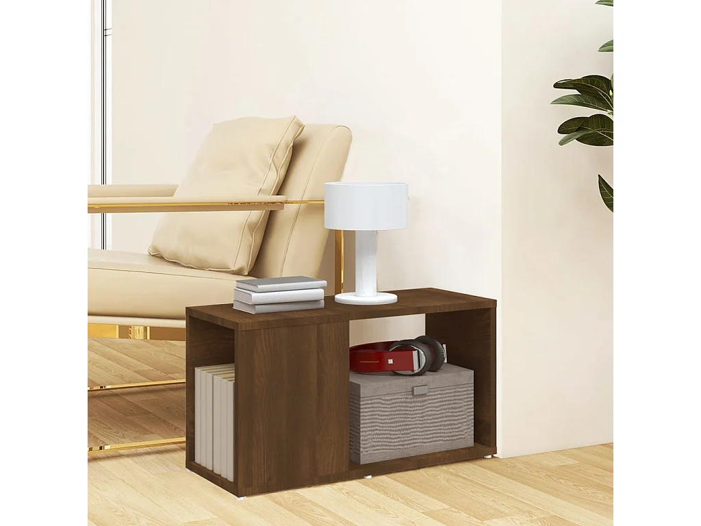 Mobile TV Rovere marrone 60x24x32 cm MDF