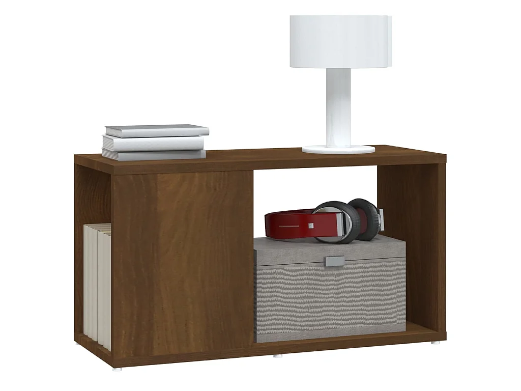 Mobile TV Rovere marrone 60x24x32 cm MDF