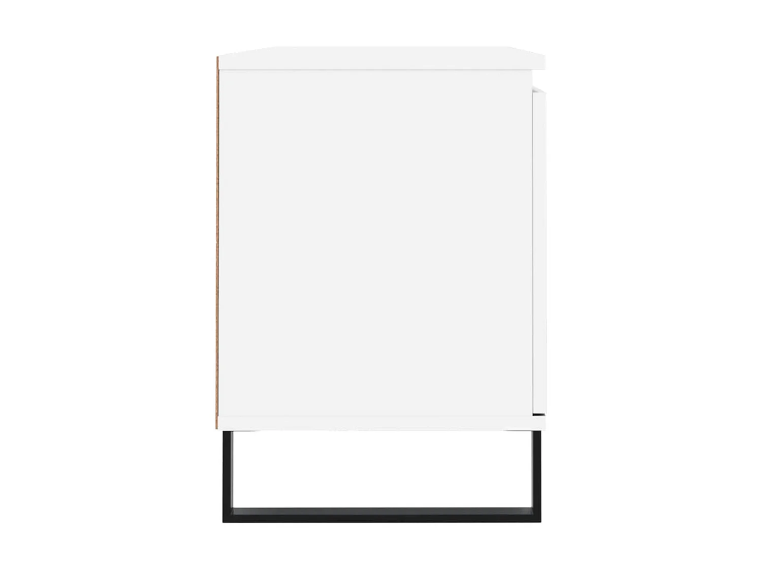 Meuble TV blanc 104x35x50 cm bois d'ingénierie