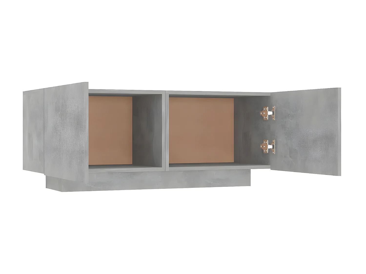Mueble TV Aglomerado Gris Hormigón 100x35x40 cm