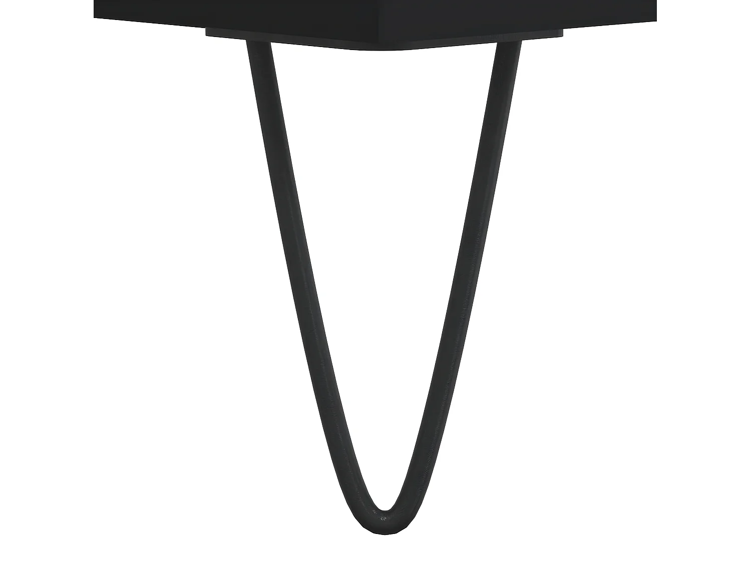 Meuble TV noir 103,5x30x50 cm bois d'ingénierie