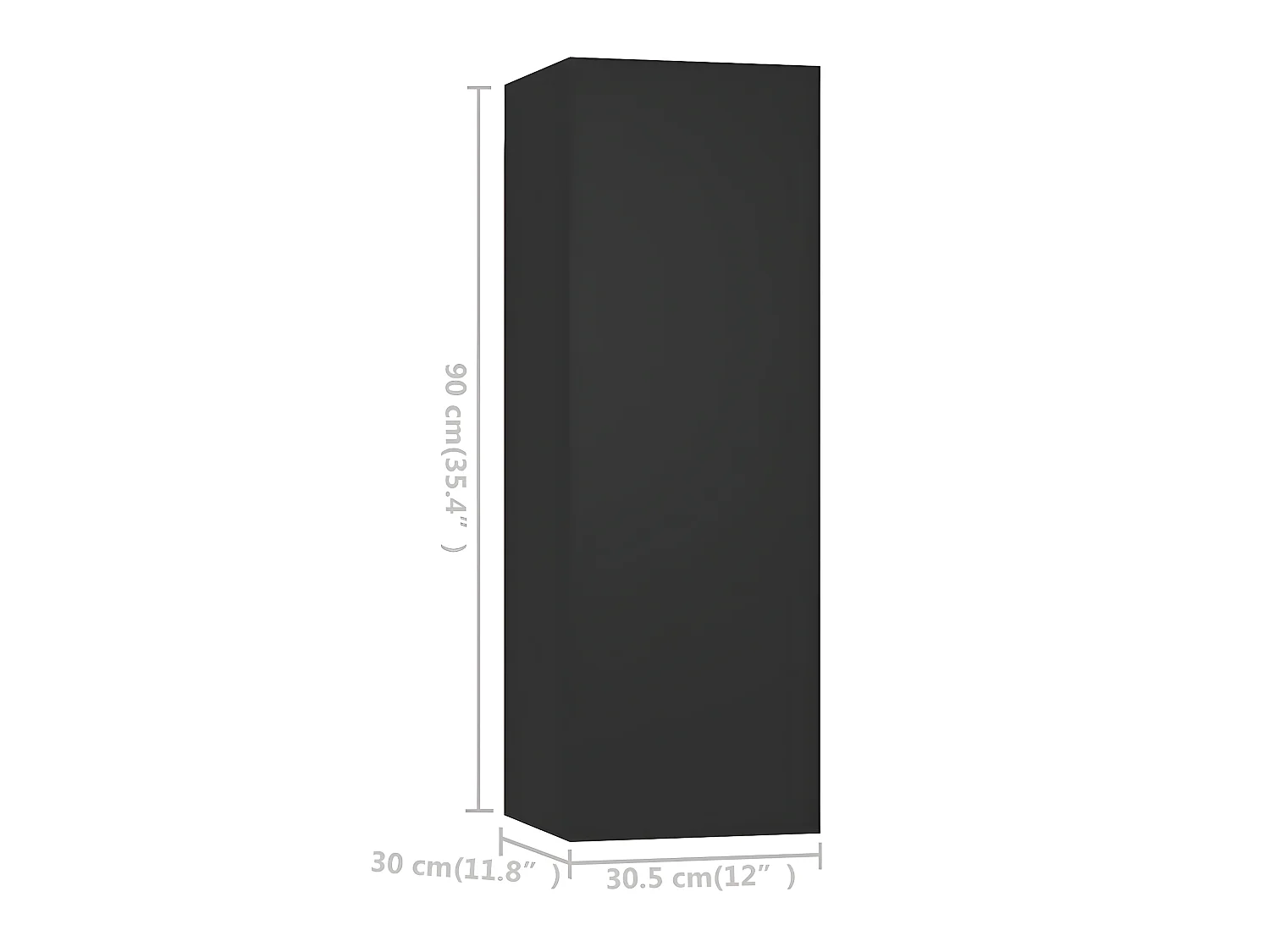 Ensemble de meubles TV 5 pcs Noir Aggloméré