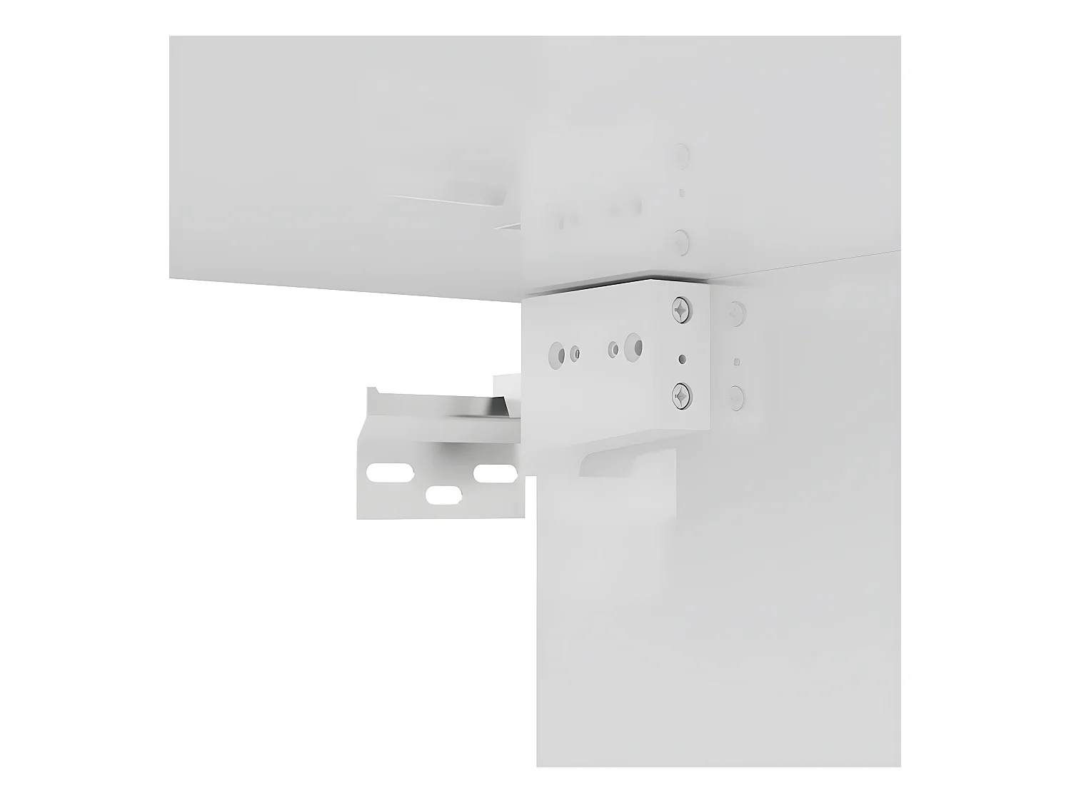 Meubles TV 4 pcs Blanc brillant 100x30x30 cm Aggloméré