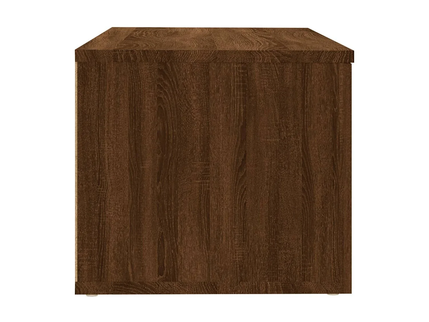Meuble TV Chêne marron 80x34x30 cm Bois d'ingénierie