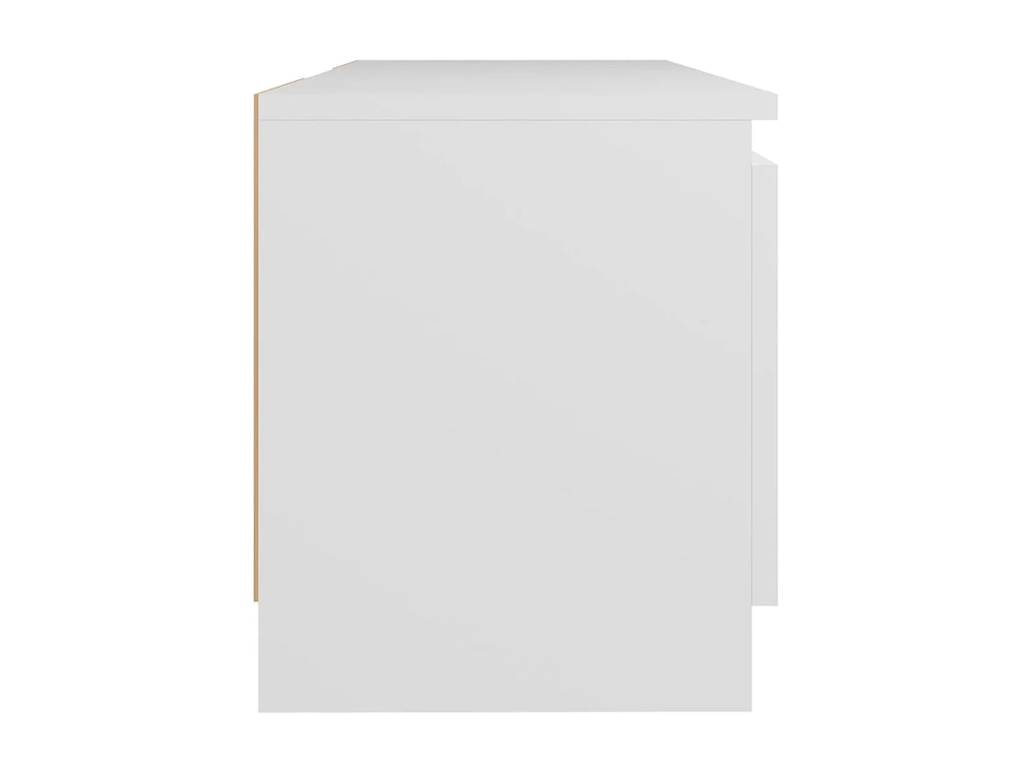 Mueble TV con luces LED Blanco 120x30x35,5 cm