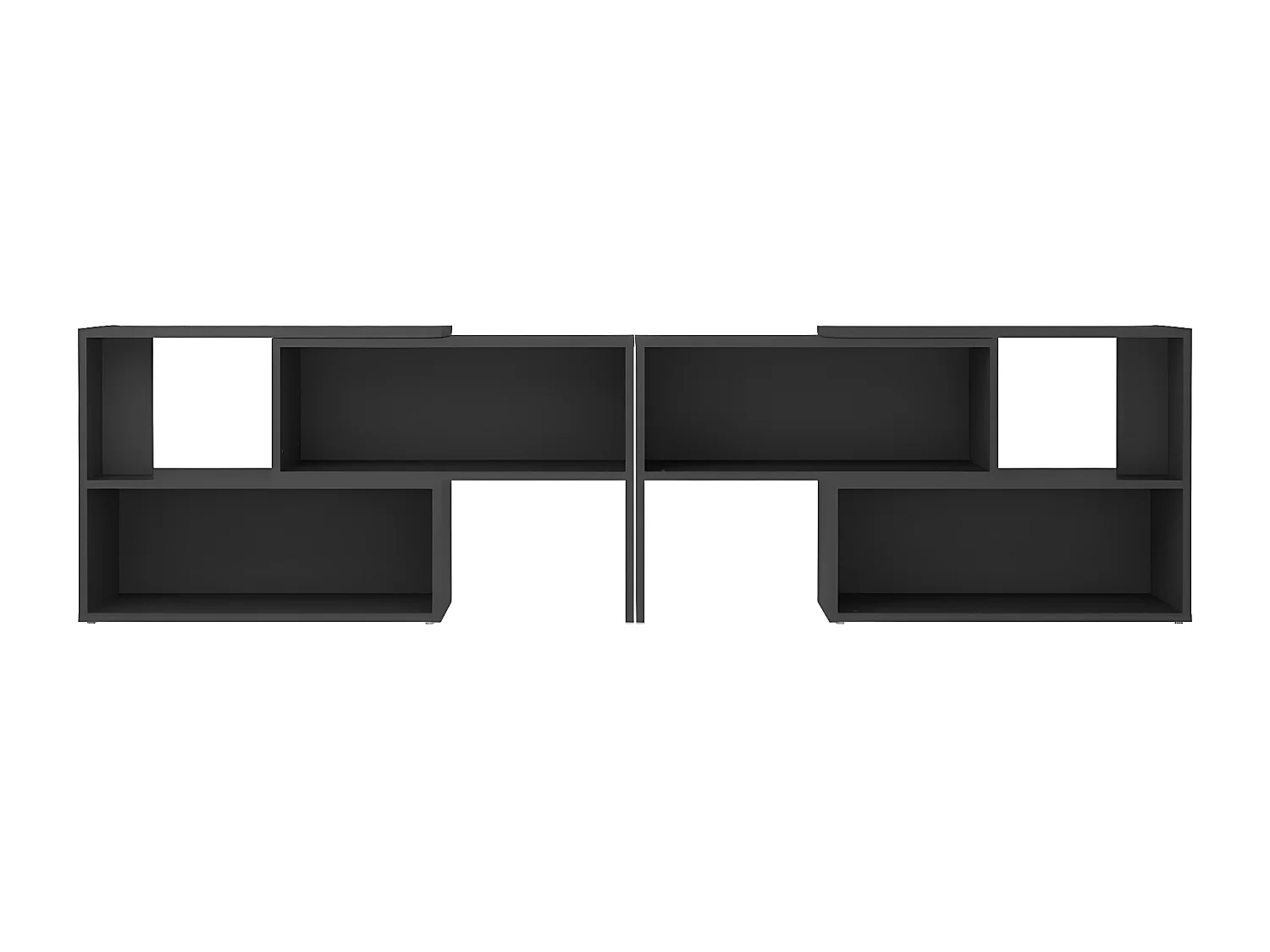 Meuble TV Gris 149x30x52 cm Aggloméré