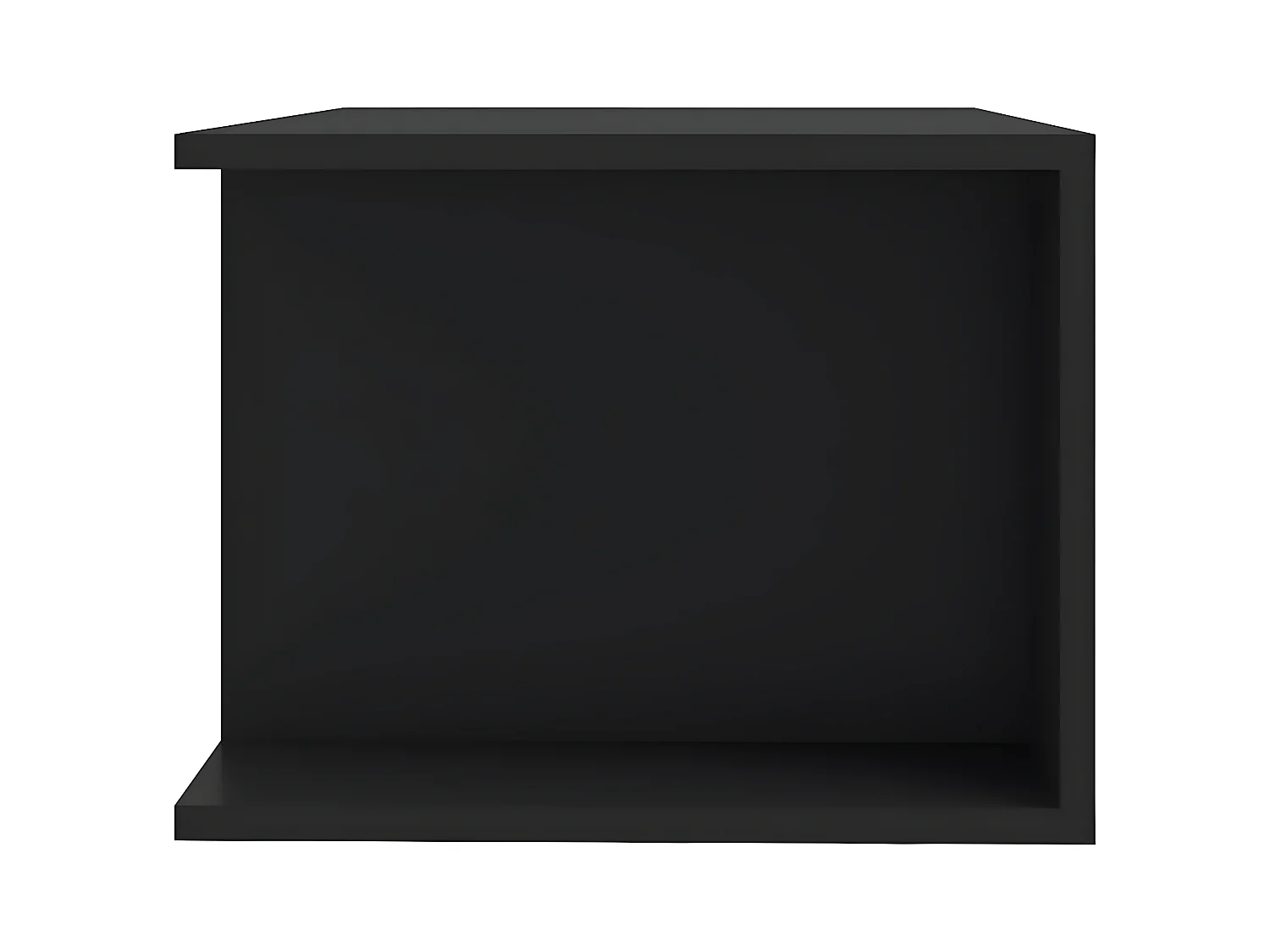 Meuble TV avec lumières LED Noir 90x39x30 cm