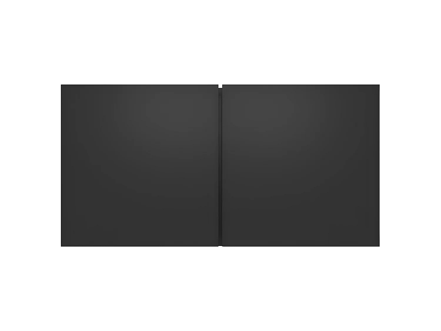 Ensemble de meubles TV 7 pcs Noir Aggloméré