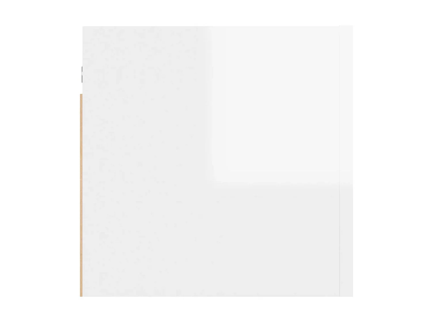 Meuble TV mural Blanc brillant 30,5x30x30 cm