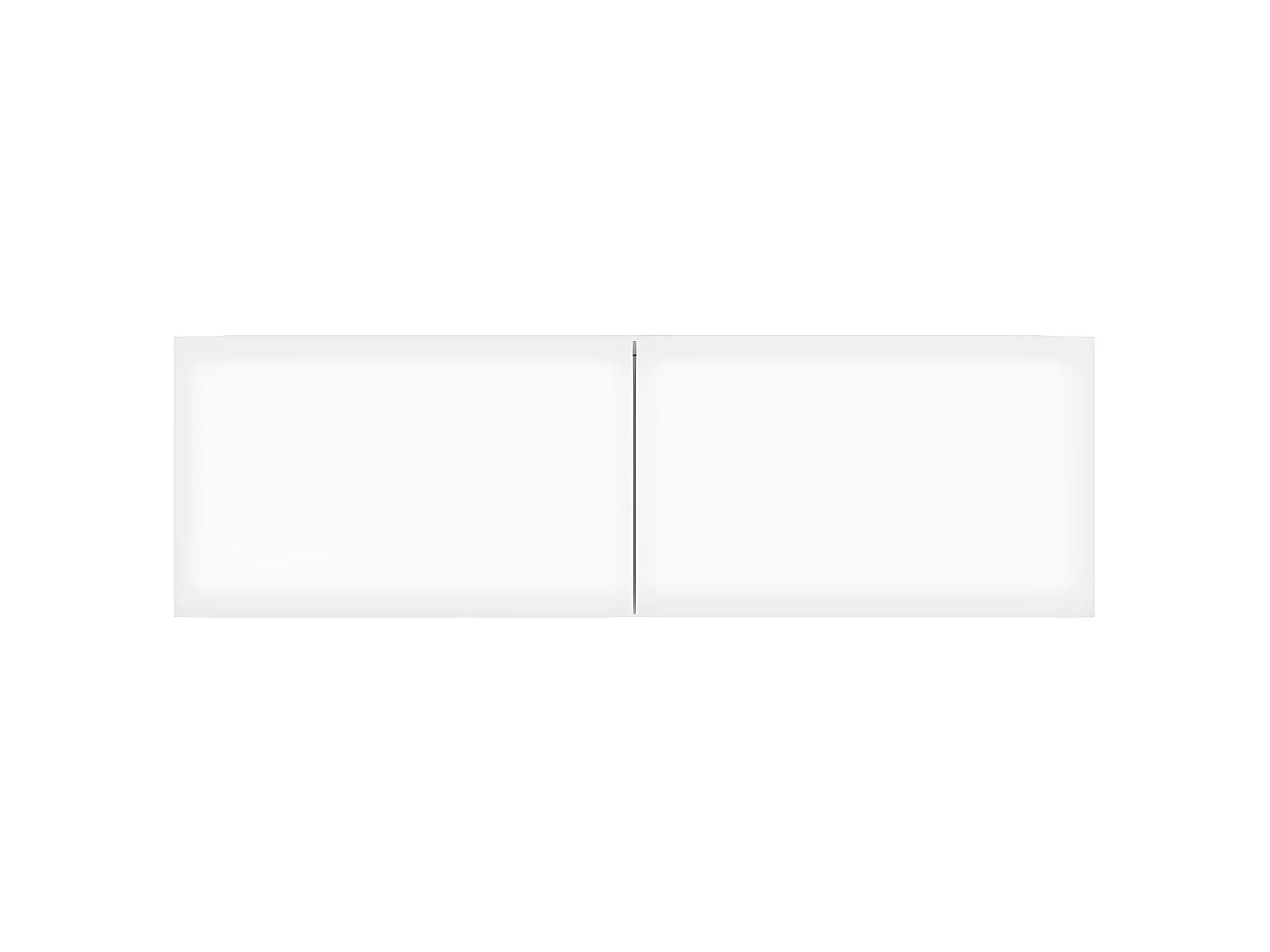 Móveis de TV 3 peças em aglomerado branco