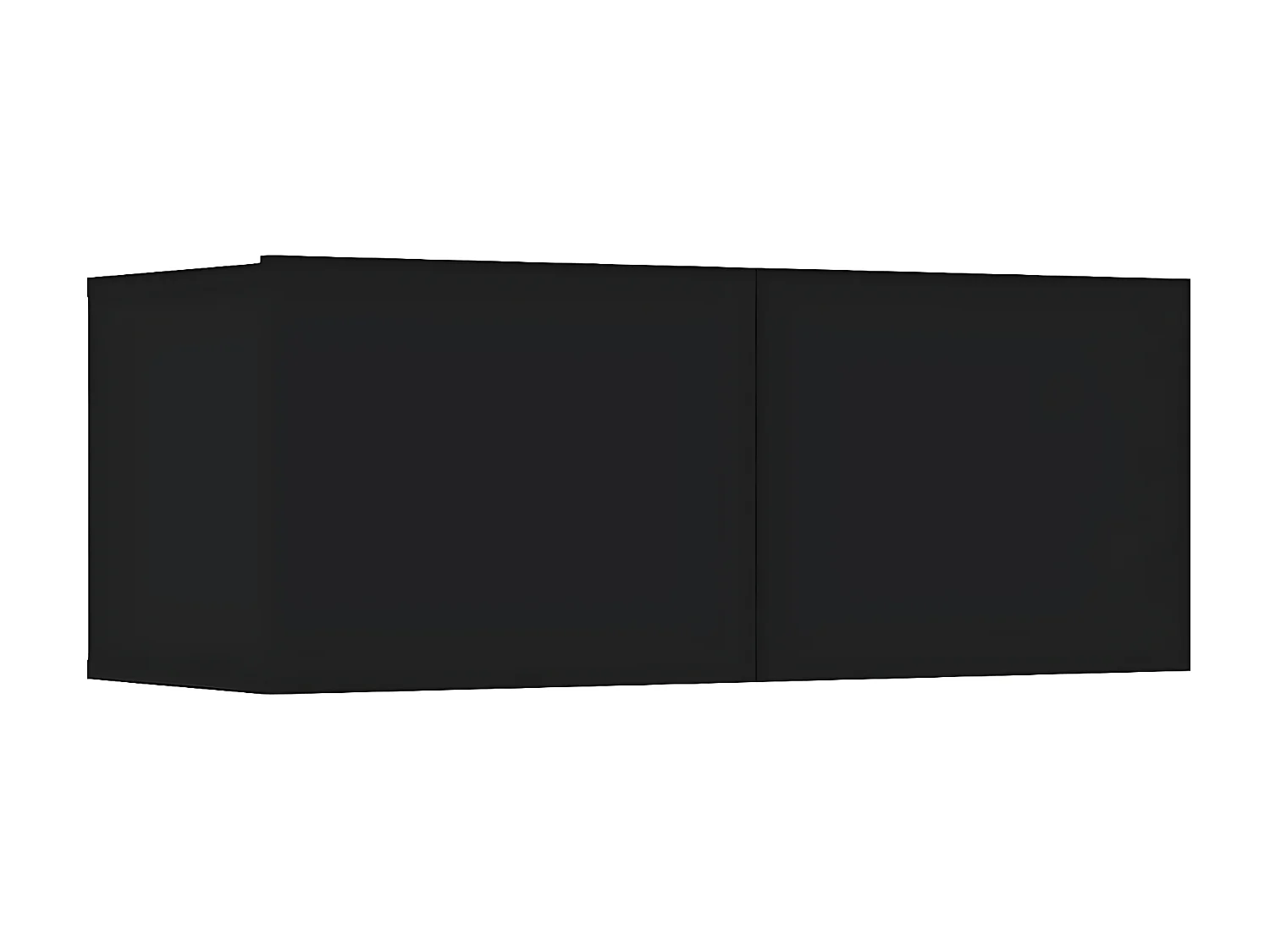 Ensemble de meubles TV 8 pcs Noir Bois d'ingénierie