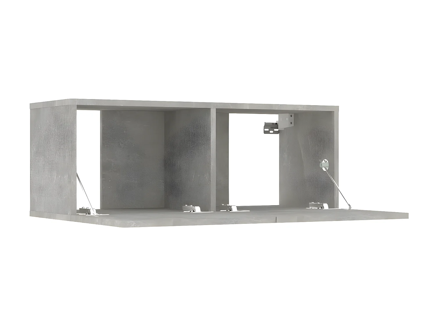 Set di mobili TV da 5 pezzi. Grigio cemento MDF