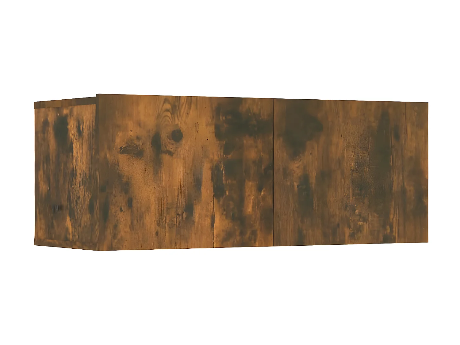 8-delig TV-meubelset Gerookt eiken Bewerkt hout