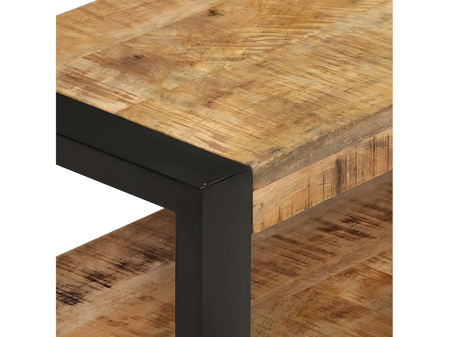 Meuble TV 120x30x45 cm Bois massif de manguier