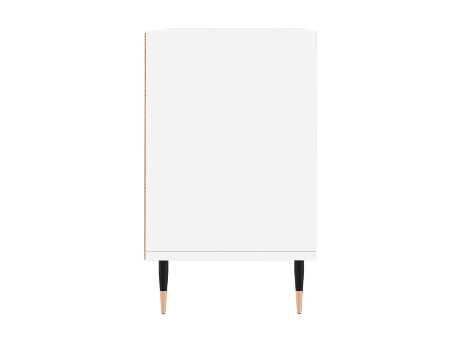 Weißer TV-Schrank, 69,5 x 30 x 50 cm, Holzwerkstoff