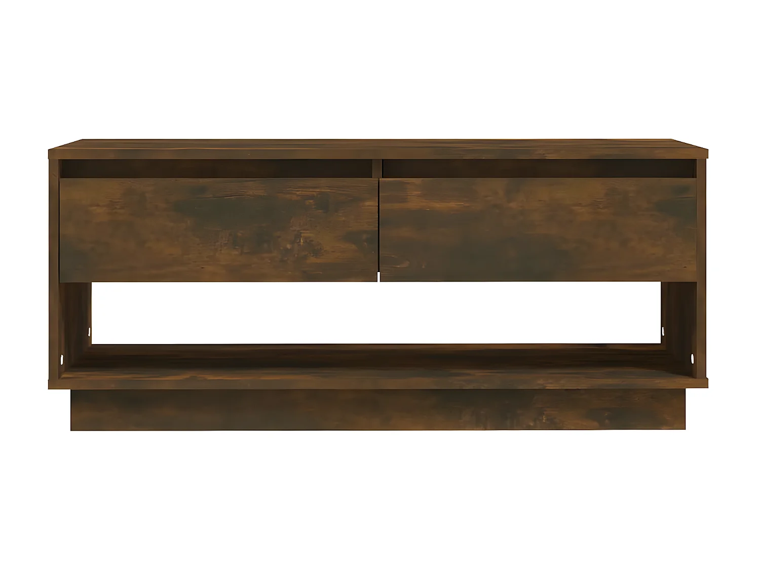 Meuble TV Chêne fumé 102x41x44 cm Aggloméré