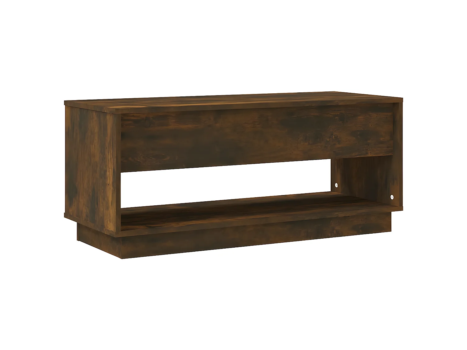 Meuble TV Chêne fumé 102x41x44 cm Aggloméré