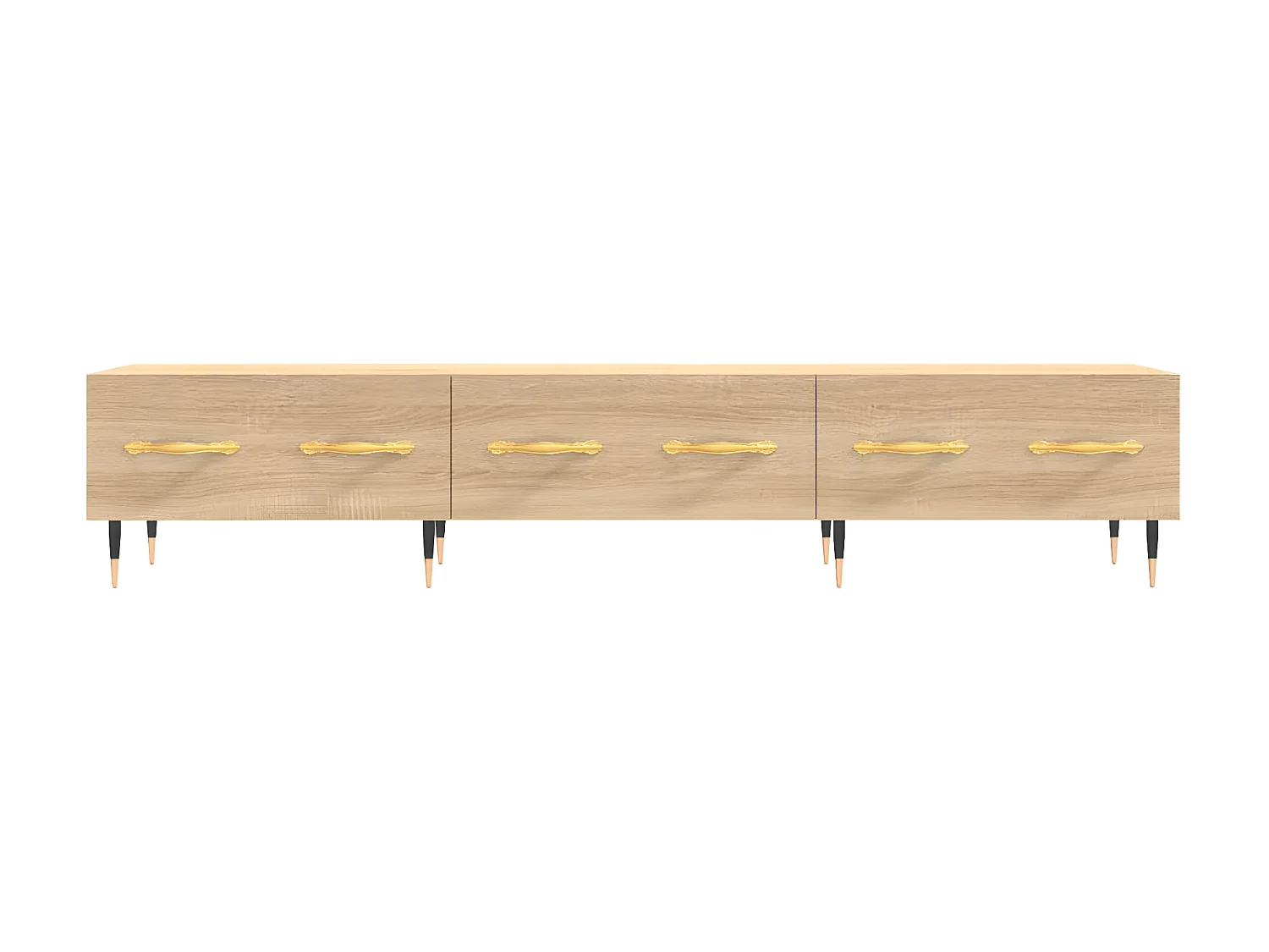 Meuble TV chêne sonoma 150x36x30 cm bois d'ingénierie