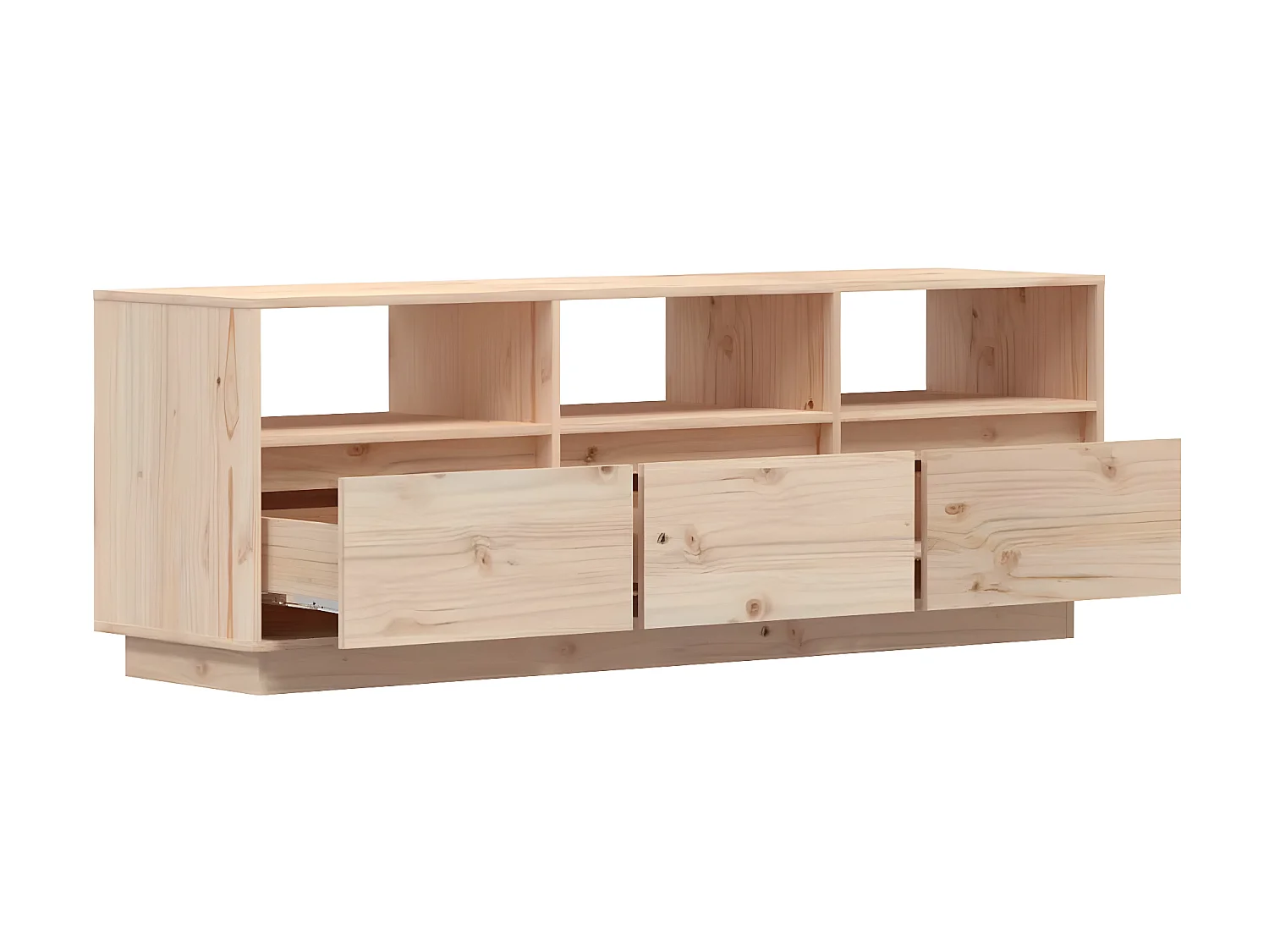 Meuble TV 140x37x50 cm Bois de pin massif